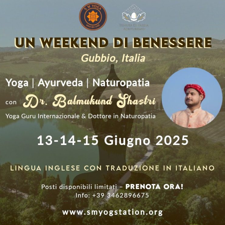 Healing Week end Retreat con il Dr. Balmukund Shastri